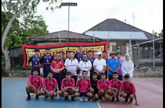 Bupati Tanah Datar Buka Turnamen Bola Voli Voltama Cup Lintau