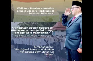 Ramlan Nurmatias Pimpin Upacara Peringatan Hari Pendidikan Nasional 2025