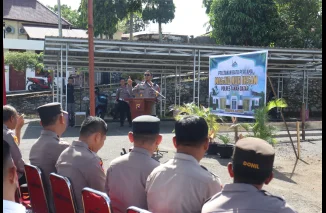 Polres Tanah Datar Bangun Masjid Nur Ihsan