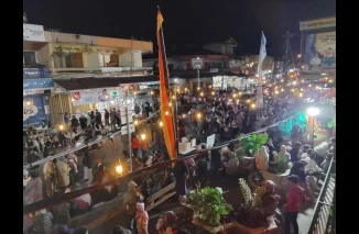 Suasana Malam Minggu di Pasar Pusat Padang Panjang Semakin Diminati