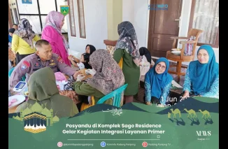 Posyandu di Komplek Sago Residence Gelar Kegiatan Integrasi Layanan Primer