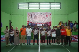 164 Pebulu Tangkis Ramaikan Kapolres Cup I se-Pabasko