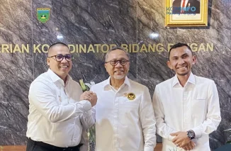 Perkuat Sektor Pertanian, Wako Hendri Arnis dan Wawako Allex Saputra Kunjungi Kemenko Pangan