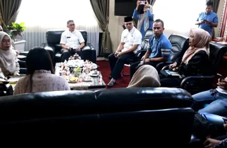 Sekda Tanah Datar Abdurrahman Hadi Terima Kunjungan BPKP Sumbar