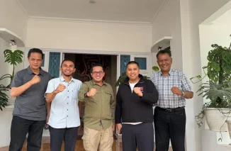 Persaudaraan Lintas Daerah, Ultah Bupati Tanah Datar Dapat Kejutan dari Pemko Padang Panjang