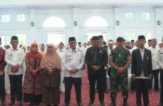 Pemko Bukittinggi Sambut Resmi Kepulangan Jamaah Haji Kota Bukittinggi 1446 H