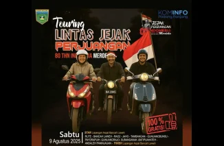 Meriahkan 80 Tahun Indonesia Merdeka, Flippers Adakan Touring Lintas Jejak Perjuangan