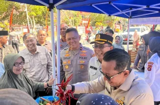 Pemkab Dukung Polres Tanah Datar Gelar Pangan Murah