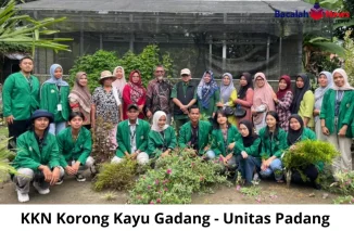 Mahasiswa KKN Unitas Padang di Korong Kayu Gadang Gelar Sosialisasi Pembuatan Pupuk Organik NPK