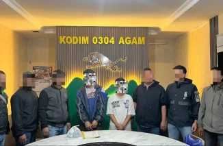 Jaringan Sabu Terungkap, Tiga Terduga Pelaku Diciduk Unit Intel Kodim 0304/Agam