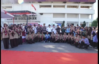 Wako Hendri Arnis Pimpin Apel Akbar Cinta Kebangsaan dan Kerukunan