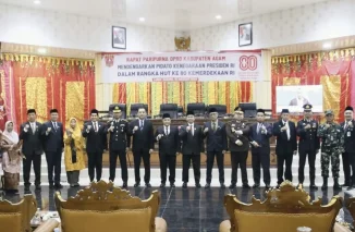 DPRD dan Pemkab Agam Dengarkan Pidato Kenegaraan Presiden pada HUT RI ke 80