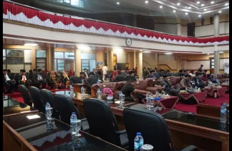 Secara Virtual, Wako Hendri, Wawako Allex dan Forkopimda Ikuti Pidato Kenegaraan Presiden Prabowo