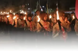 Sambut HUT ke 80, Bukittinggi Gelar Pawai Obor