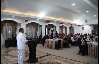 Malam Resepsi HUT RI, Wako Hendri Ucapkan Terima Kasih kepada Paskibraka