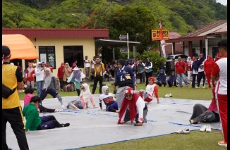 Wako Hendri dan Wawako Allex Bersama Forkopimda Ramaikan Lomba Antarinstansi HUT RI