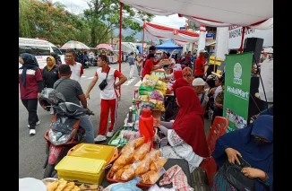 Pangan Murah Ramai Dikunjungi, Warga Senang Dapat Sembako Harga Terjangkau