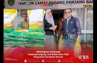 GPM Digelar Serentak, Padang Panjang Jadi Salah Satu Titik Penjualan Sembako Murah