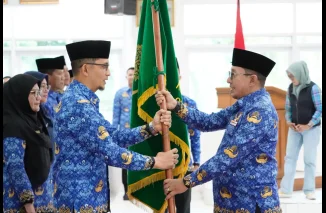 Abdurrahman Hadi Dikukuhkan Sebagai Ketua Dewan Pengurus KORPRI Tanah Datar