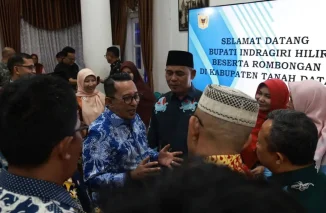 Pemkab Tanah Datar Sampaikan Potensi SDA ke Pemkab Inhil Riau