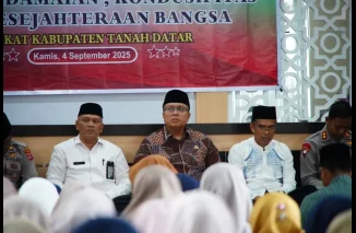 Wabup Ahmad Fadly Apresiasi Kankemenag Tanah Datar Gelar Zikir dan Doa Bersama