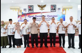 Wabup Ahmad Fadly Buka Rakor Kearsipan Pemkab Tanah Datar