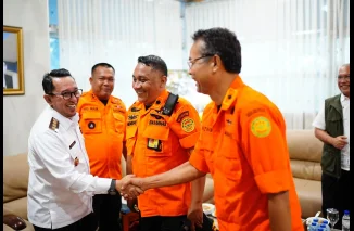 Bupati Tanah Datar Terima Kunjungan Kepala SAR Padang