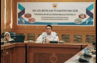 Wabup Ahmad Fadly Ikuti Rakor Pengendalian Inflasi dengan Kemendagri