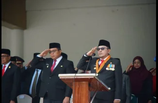 Bupati Eka Putra Pimpin Upacara Peringatan Hari Lahir Pancasila