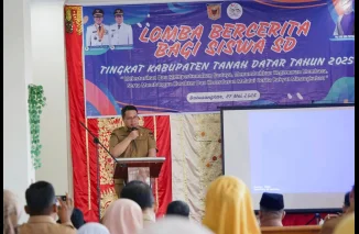 Wabup Ahmad Fadly Apresiasi Lomba Bercerita Tingkat SD