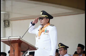 Bupati Eka Putra Pimpin Upacara 29 Tahun Otonomi Daerah