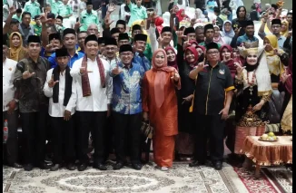 Bupati Eka Putra Silaturrahmi dengan Perantau IKLB Perawang