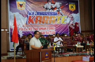 Wabup Ahmad Fadly Buka Kejuaraan Karate
