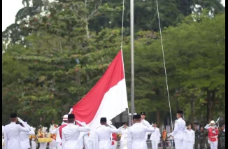 Bupati Eka Putra Jadi Inspektur Upacara Peringatan HUT Kemerdekaan RI ke-80