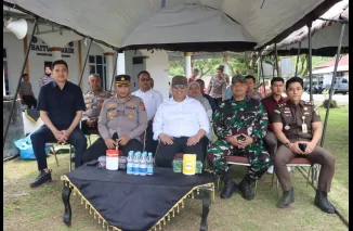 Dihadiri Wako Hendri, Polres Tanam Jagung Serentak dan Resmikan Gudang Ketahanan Pangan