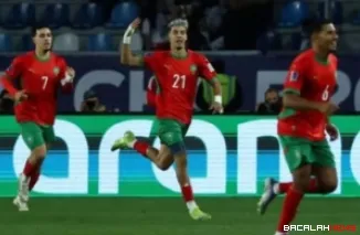 Pemain Timnas Maroko lakukan selebrasi atas kemenangan dalam meraih Piala Dunia U-20 2025 usai menundukkan Argentina dengan skor 2-0 pada laga final. (Dok)