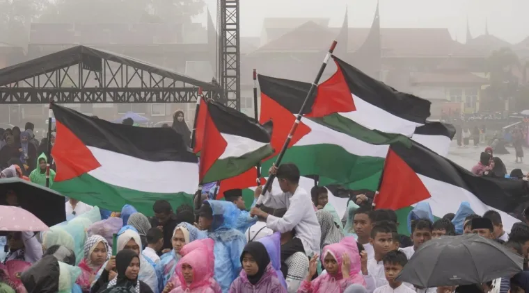 Aksi Bela Palestina Bergema di Padang Panjang, Donasi Rp310 Juta Terkumpul