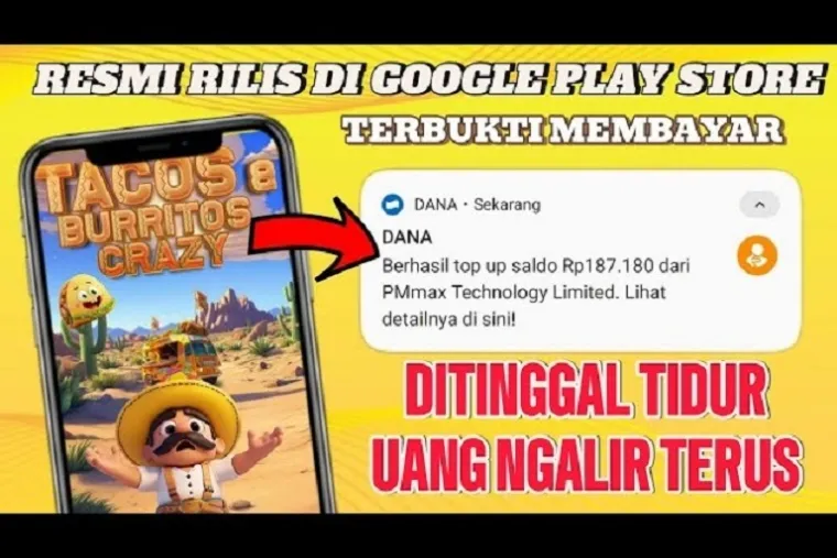 Ilustrasi aplikasi penghasil saldo DANA Gratis 2025. (Foto: @peluangcuanid)