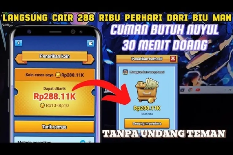 Ilustrasi aplikasi penghasil saldo DANA Gratis 2025. (Foto: @peluangcuanid)