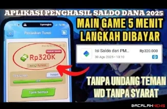 Ilustrasi aplikasi penghasil Uang 2025. (Foto: @peluangcuanid)