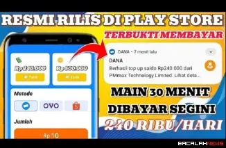 Ilustrasi aplikasi penghasil Uang 2025. (Foto: @peluangcuanid)