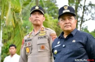 Bupati Agam Ir. H. Benni Warlis, M.M., Dt. Tan Batuah dan Kapolres Agam AKBP Muari S.I.K., M.M., M.H saat dilokasi bencana bagian dari gerak cepat atas musibah terjadi dengan datangi lokasi terdampak bencana Hidrometeorologi di Kabupaten Agam. Dok
