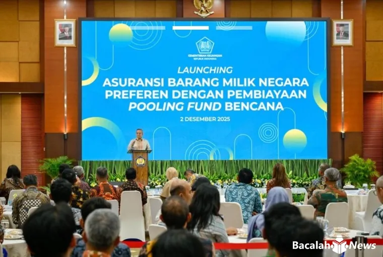 Wamenkeu Suahasil Nazara saat meresmikan Asuransi BMN Berbasis Pooling Fund Bencana. Foto Istimewa