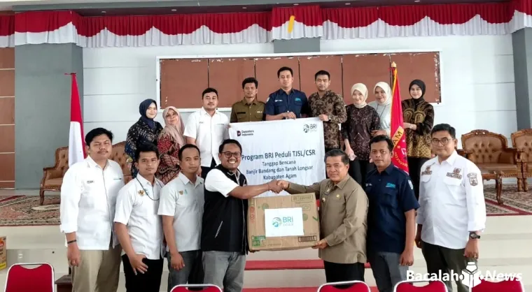 BENCANA HIDROMETEOROLOGI: BRI Salurkan Bantuan Kemanusiaan untuk Warga Agam yang Terdampak Bencana