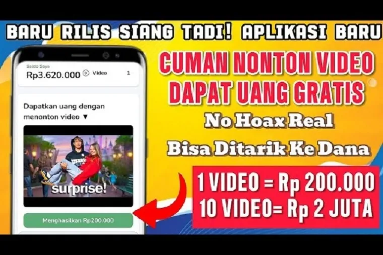 Ilustrasi aplikasi penghasil Uang 2025. (Foto: @peluangcuanid)