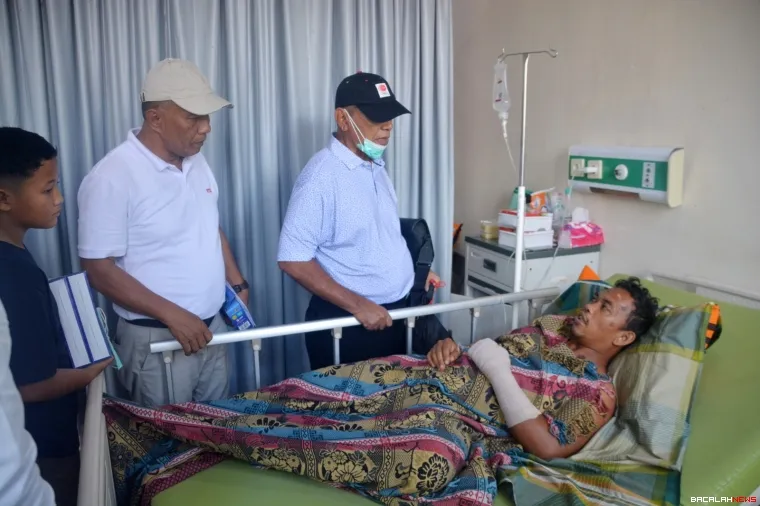 Tinjauan korban Galodo. Dok 