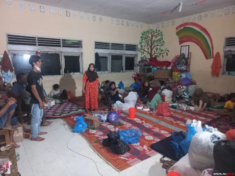 Kondisi pengungsi. dok