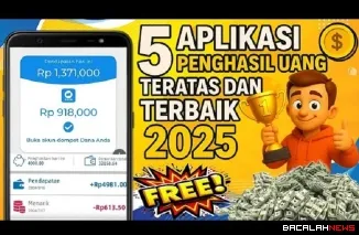 Ilustrasi aplikasi penghasil Uang 2025. (Foto: @peluangcuanid)