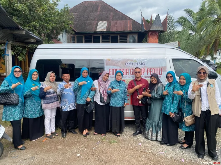 Emersia Group Peduli Salurkan Bantuan Korban Bencana Alam di Padang Pariaman.