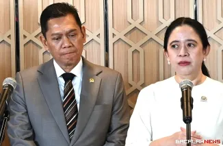 Ketua DPR RI, Puan Maharani, dalam konferensi pers usai Rapat Paripurna DPR RI Ke-11 Masa Persidangan III Tahun Sidang 2025-2026 di gedung Nusantara II, Senayan Jakarta, Selasa (13/01/2026). Foto istimewa